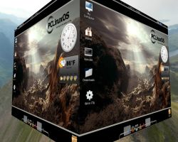 Yes, Linux users having been spinning their desktop cubes since quite a bit before Vista came out!
