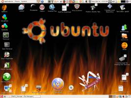 There are also themes designed for a laugh, like Ubuntu Satanic Edition!