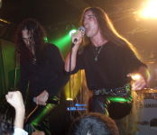  Danny Cecati of EYEFEAR joins Black Majesty for the classic "Guardian" in Sydney, 10th July 2004  [[Click for Larger Image]]